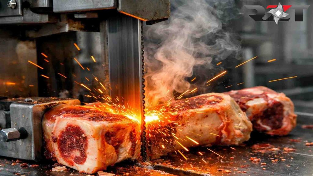 گرم شدن تیغه استخوان بر