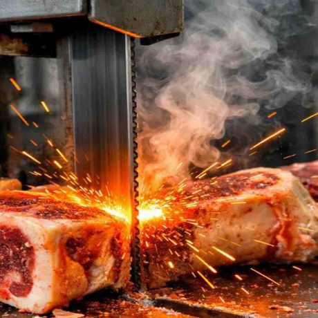 گرم شدن تیغه استخوان بر