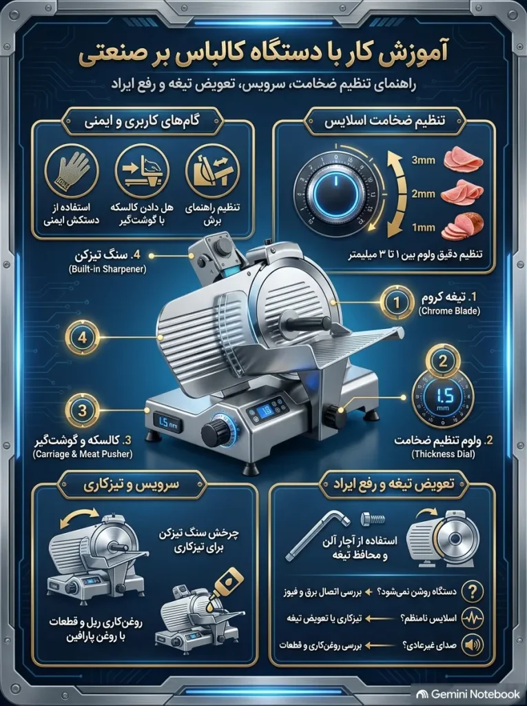 آموزش کار با دستگاه کالباس بر